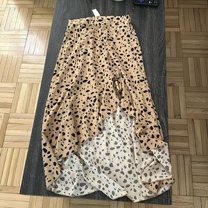 High low comfy skirt